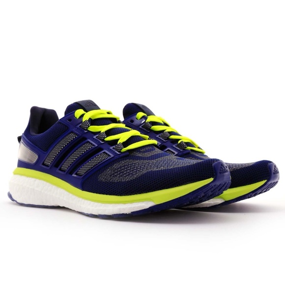 Adidas Energy Boost 3 Running Shoes (AQ5959) in Blue Navy/Yellow Men’s 10 BNIB